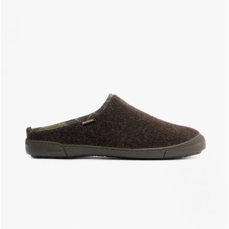 RICHIE Mens Mule Slippers Brown sold by House of Slippers