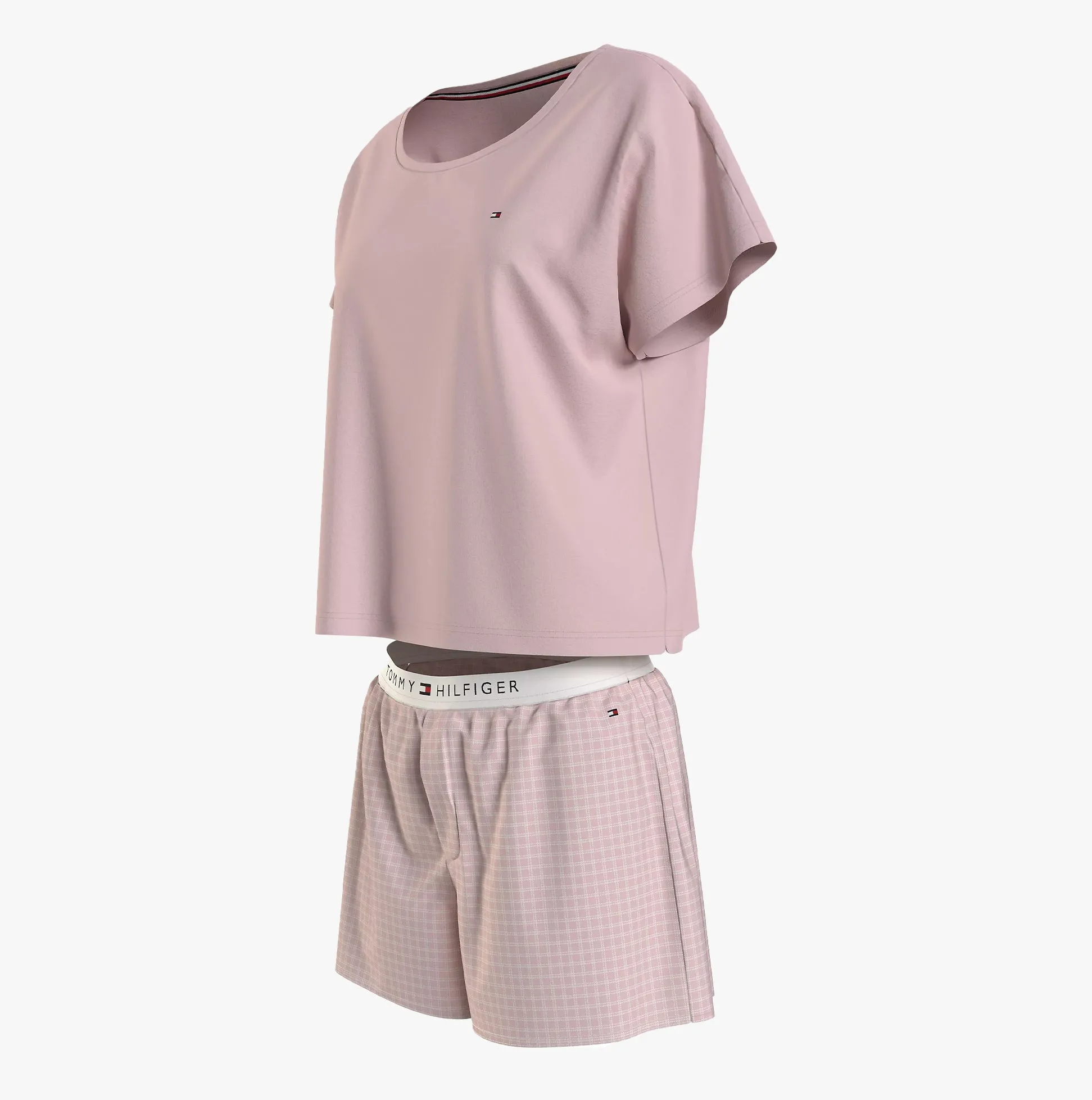 Tommy Hilfiger JERSEY PJ SET Womens Multicoloured sold by House of Slippers product image thumbnail 4