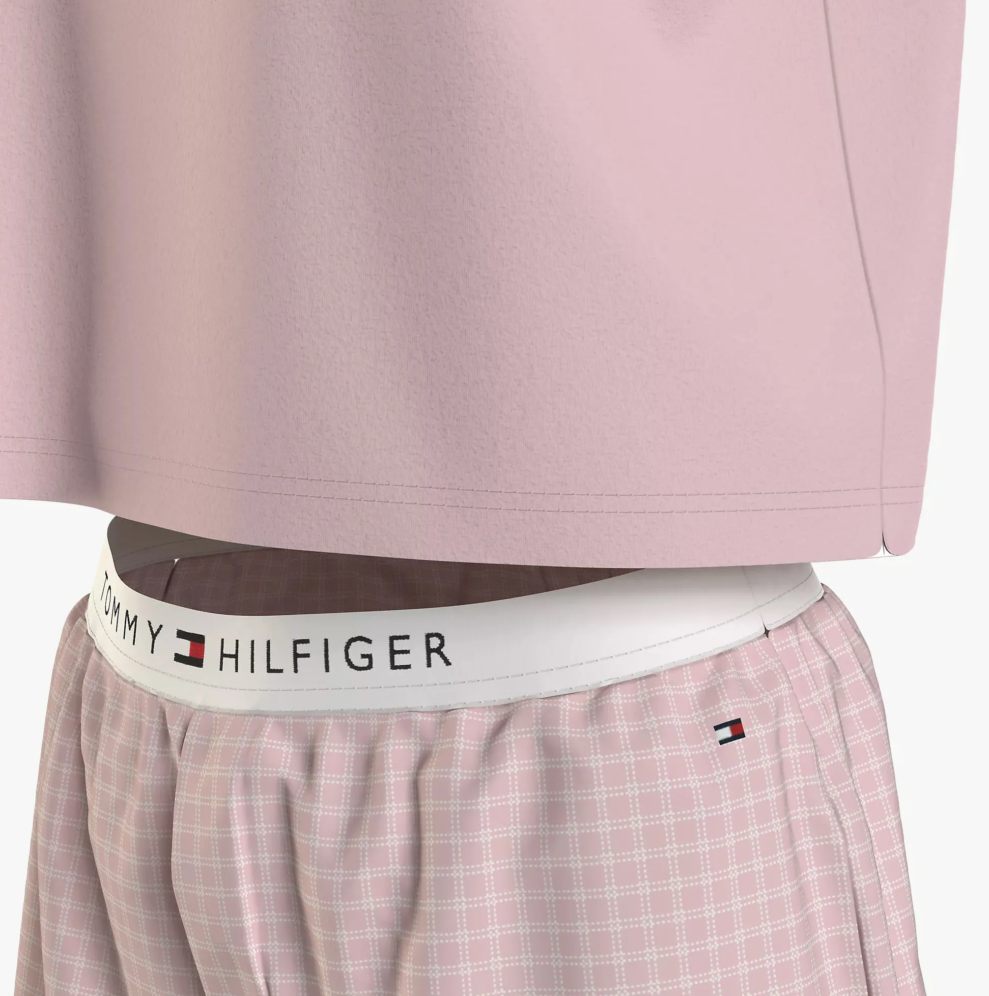 Tommy Hilfiger JERSEY PJ SET Womens Multicoloured sold by House of Slippers product image thumbnail 3