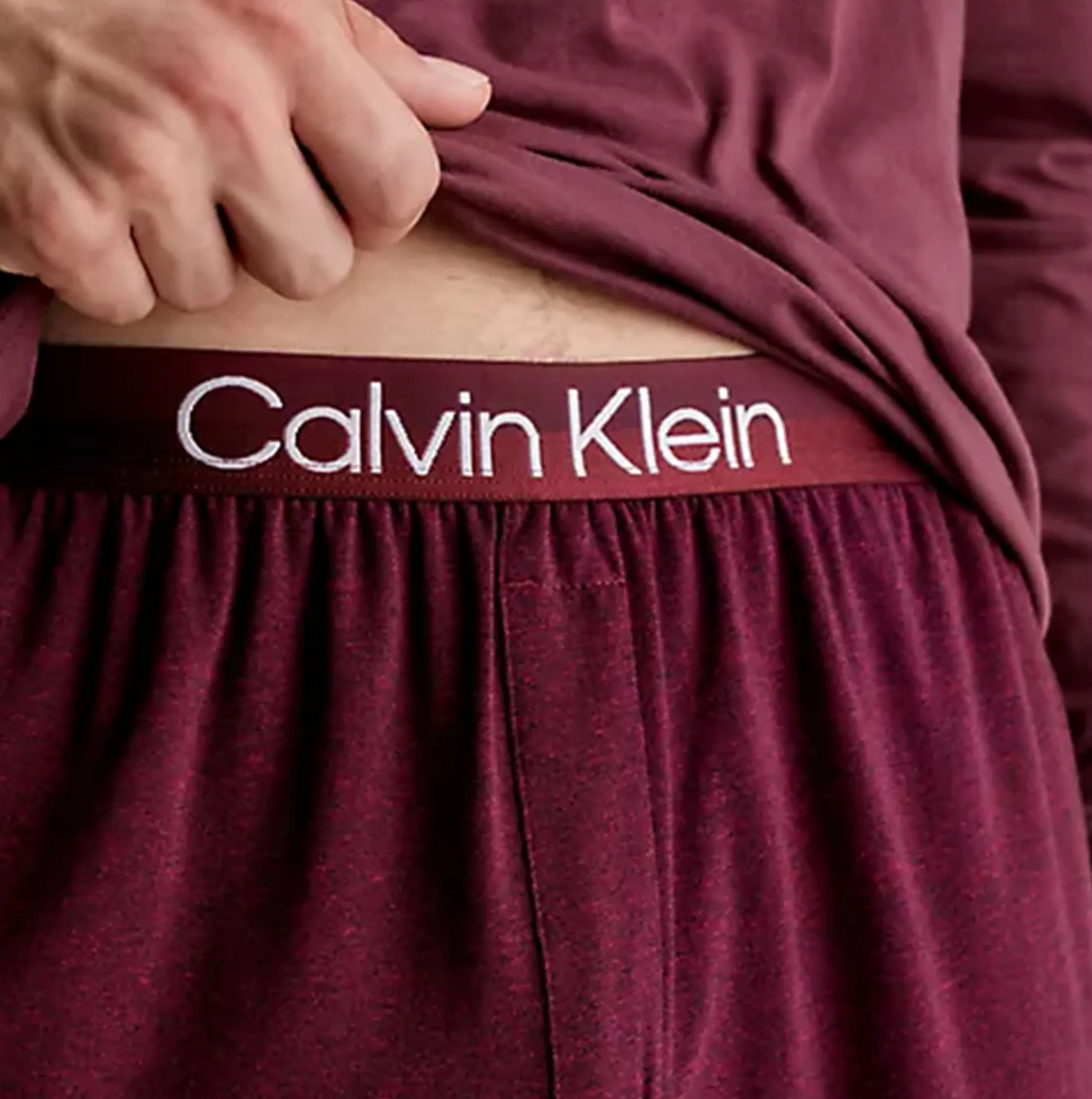 Mens Top & Joggers Set Burgundy sold by House of Slippers product image thumbnail 4