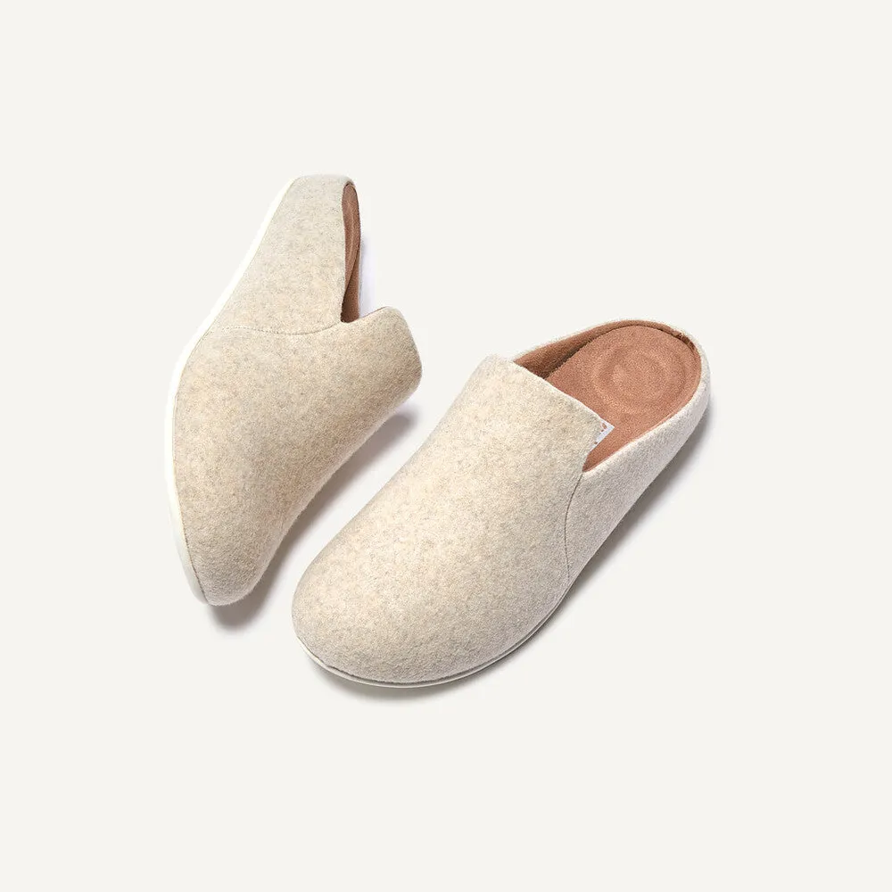 CHRISSIE II HAUS FELT Ladies Slippers Ivory sold by House of Slippers product image thumbnail 4