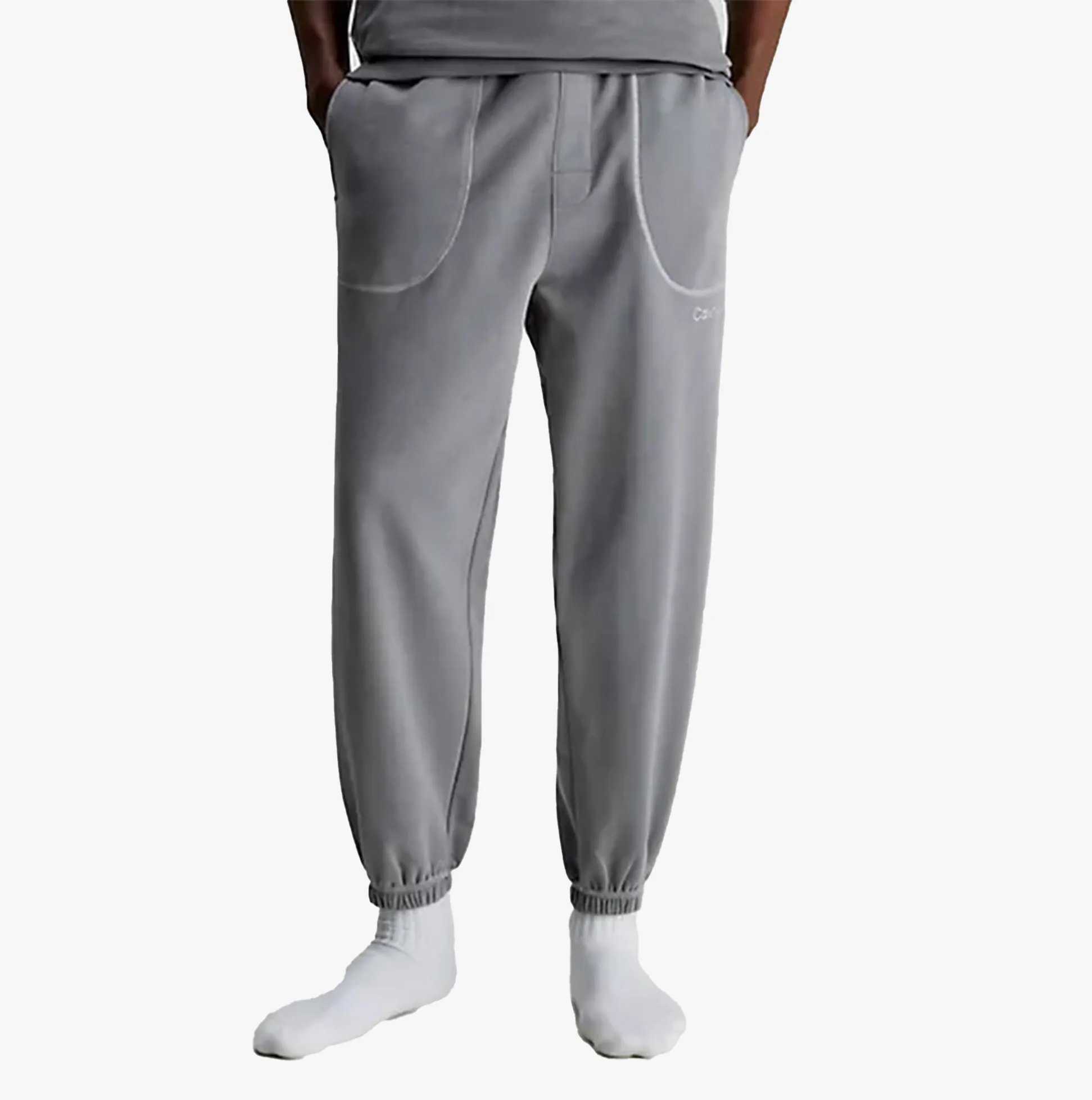 Calvin Klein FUTURE SHIFT Mens Lounge Joggers Grey sold by House of Slippers product image thumbnail 4