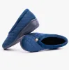 Lotus EADIE Womens Slippers Navy sold by House of Slippers