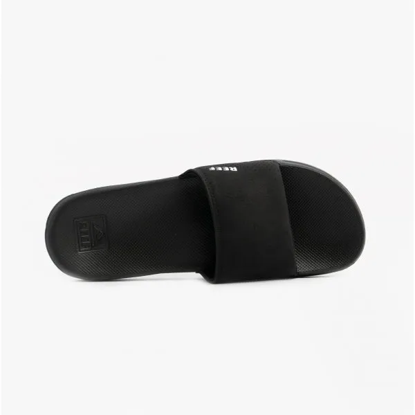 Reef REEF ONE SLIDE Mens Sliders Black sold by House of Slippers product image thumbnail 4