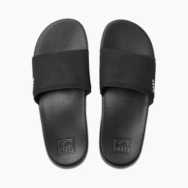 Reef REEF ONE SLIDE Mens Sliders Black sold by House of Slippers