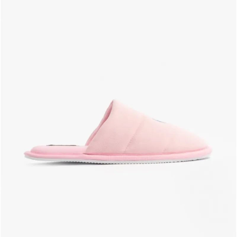 KELCIE Ladies Mule Slippers Light Pink made by House of Slippers