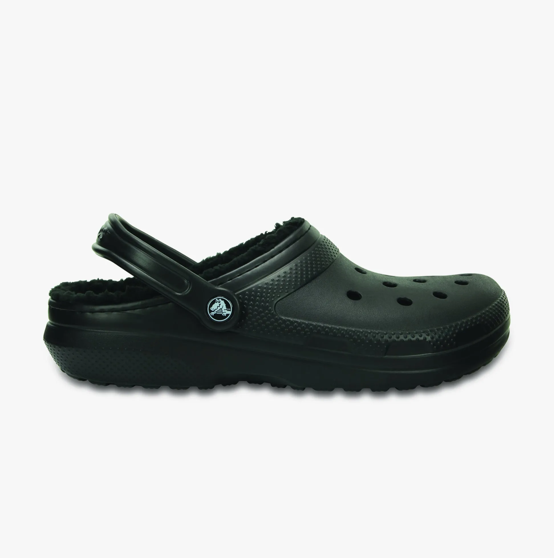 Crocs 203591-060 CLASSIC LINED Unisex Clogs Black sold by House of Slippers