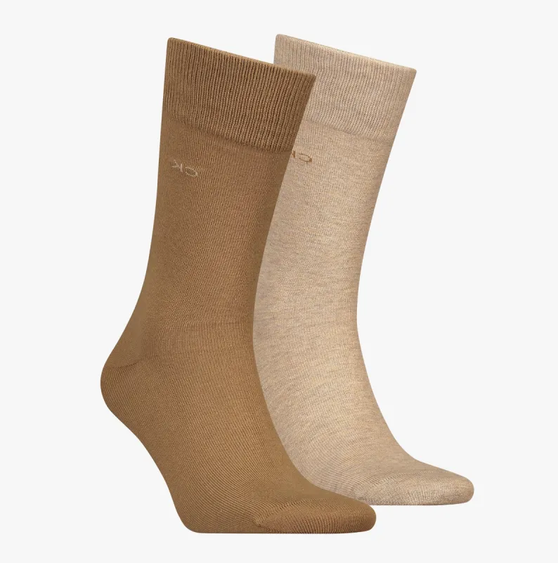 2 Pack Mens Socks Brown/Beige sold by House of Slippers