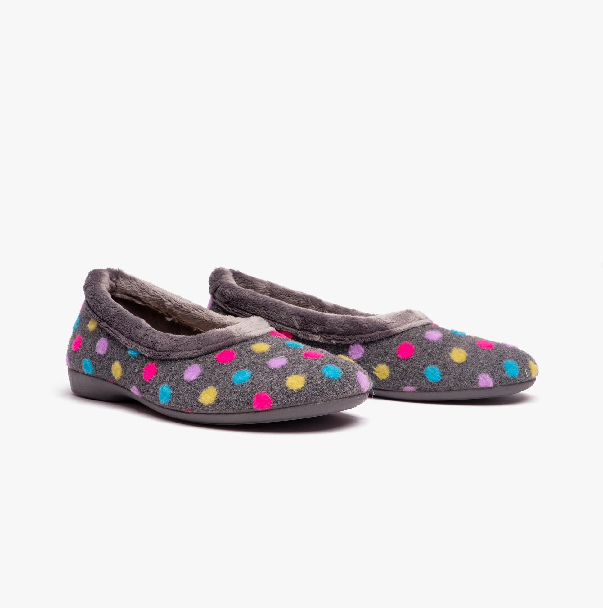 Lotus GERI Womens Slippers Grey sold by House of Slippers product image thumbnail 2