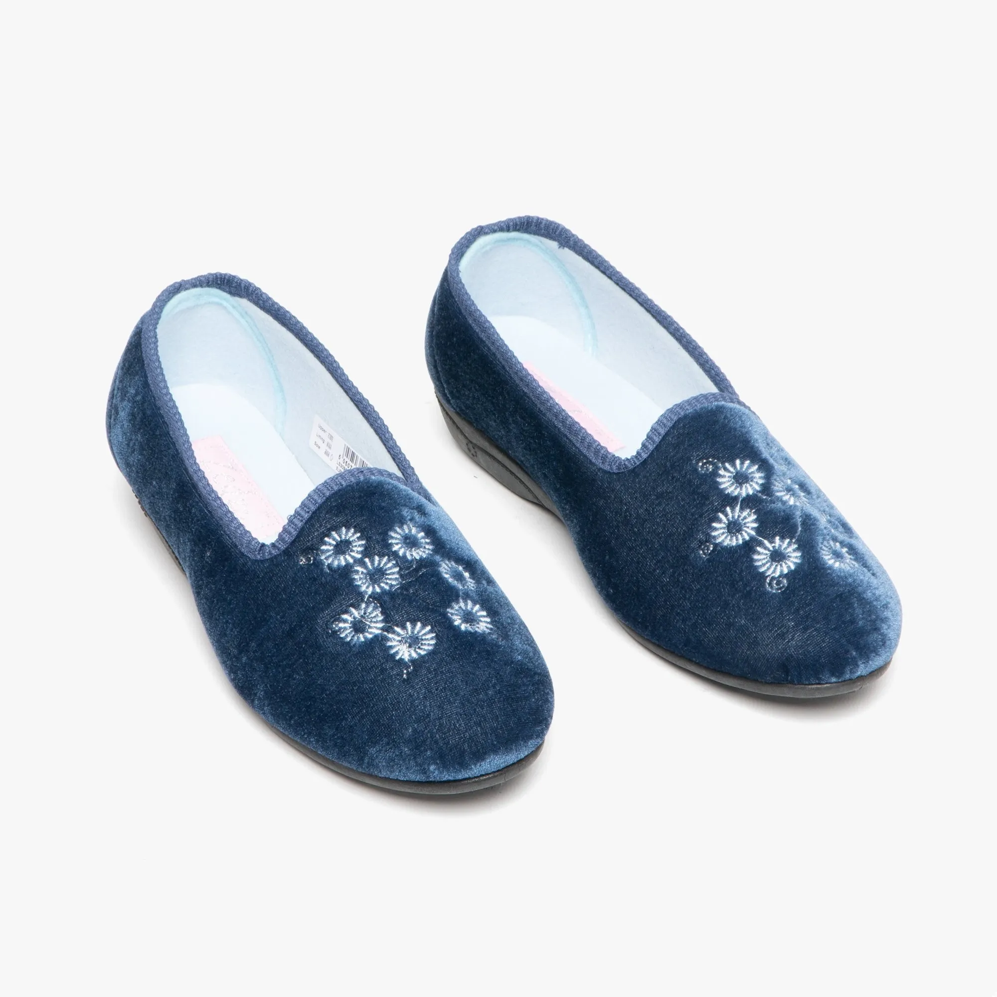 Sleepers CATHY Womens Full Slippers Blueberry sold by House of Slippers product image thumbnail 2