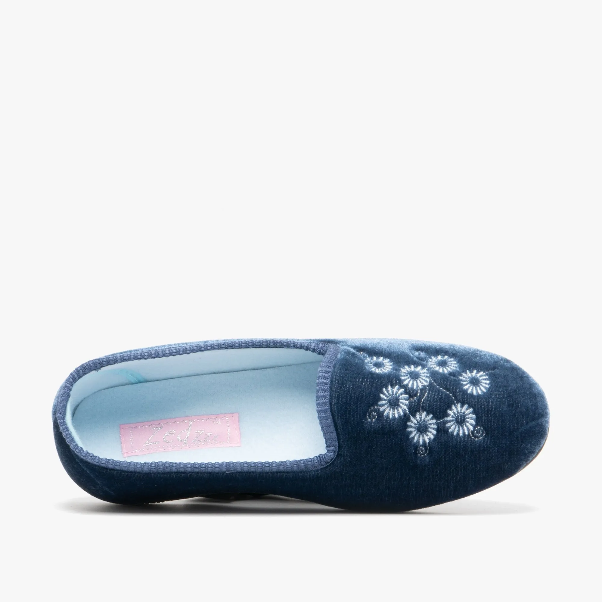Sleepers CATHY Womens Full Slippers Blueberry sold by House of Slippers product image thumbnail 4