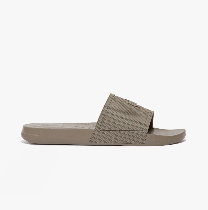 FitFlop IQUSHION POOL Mens Slides Timberwolf made by Fitflop