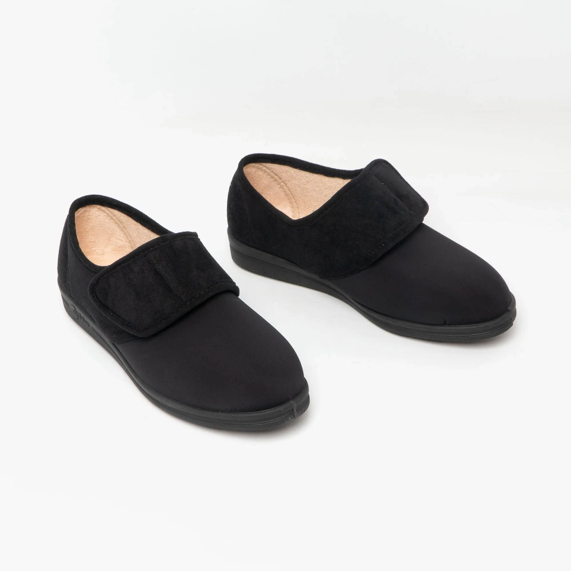 Comfylux STELLA Womens Full Slippers Black sold by House of Slippers product image thumbnail 2