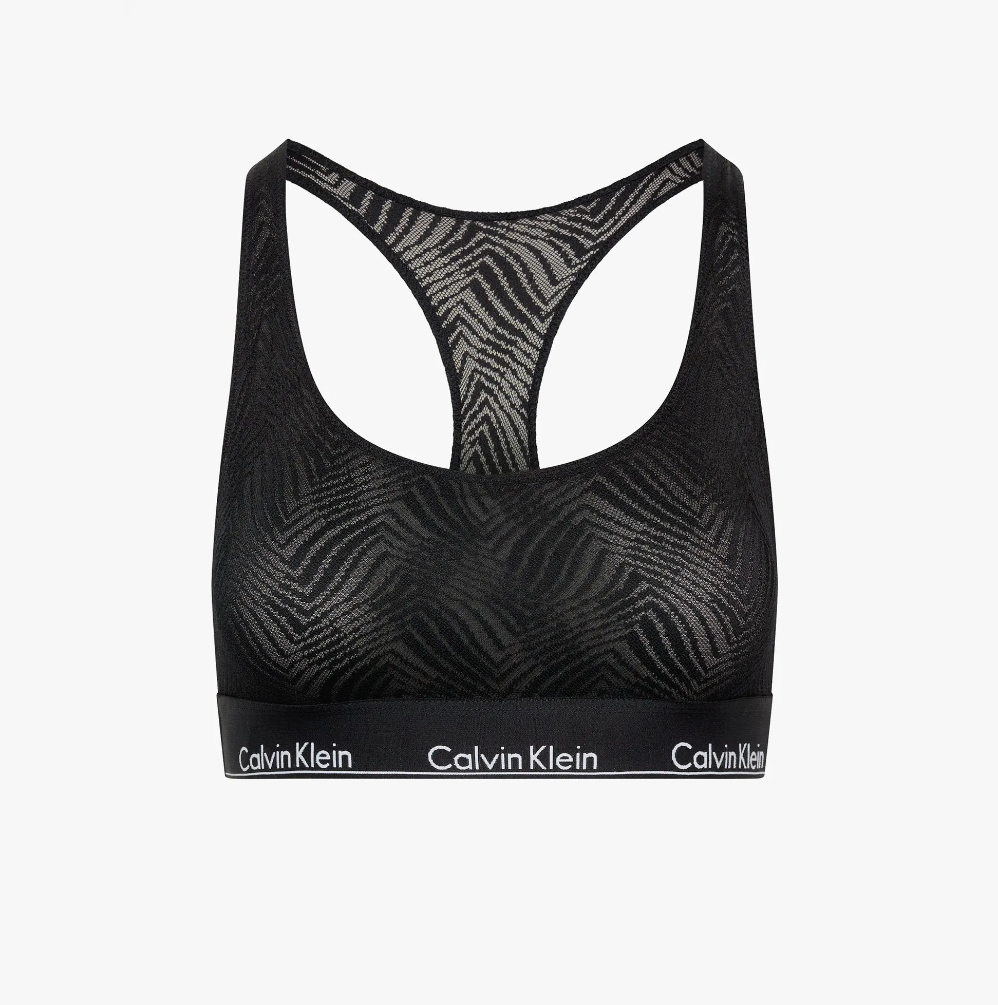 Calvin Klein LACE Unlined Bralette Womens Black sold by House of Slippers product image thumbnail 2