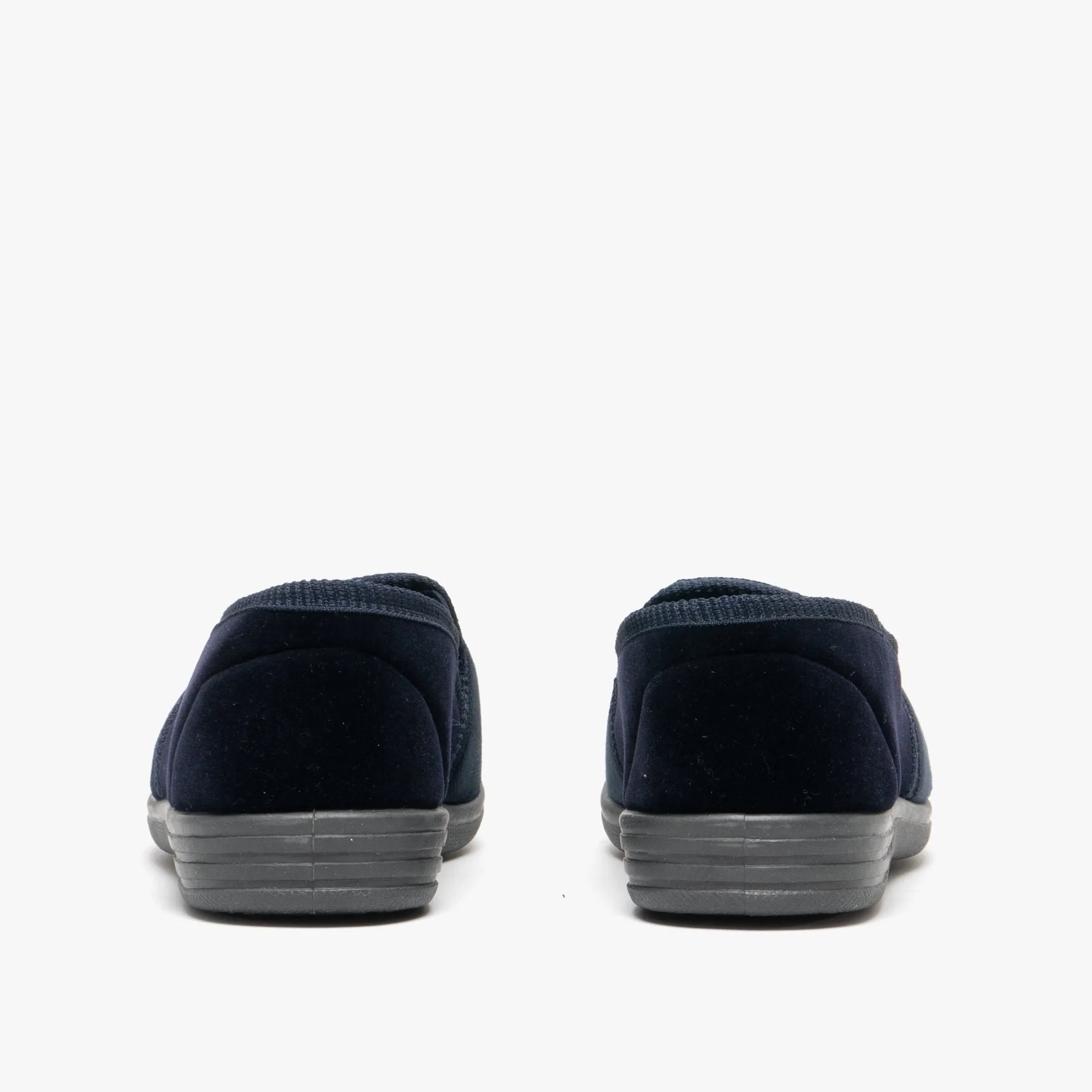 Zedzzz LEWIS Mens Full Slippers Navy/Grey sold by House of Slippers product image thumbnail 4