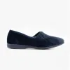 AUDREY Ladies Slippers Navy sold by House of Slippers
