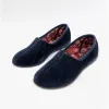 AUDREY Ladies Slippers Navy sold by House of Slippers