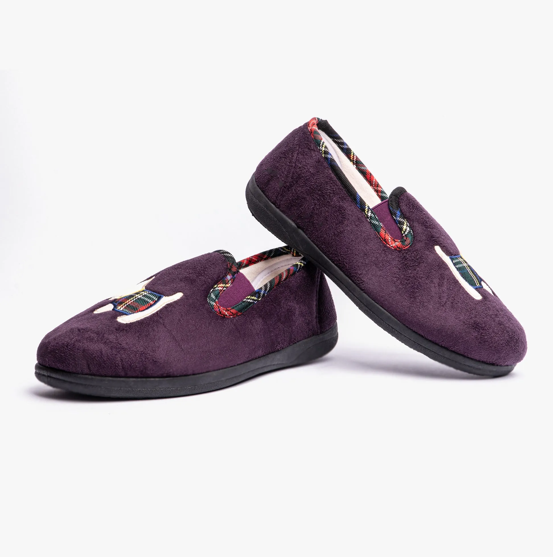 Padders DANDIE Womens (2E/3E Fit) Full Slippers Purple sold by House of Slippers product image thumbnail 2