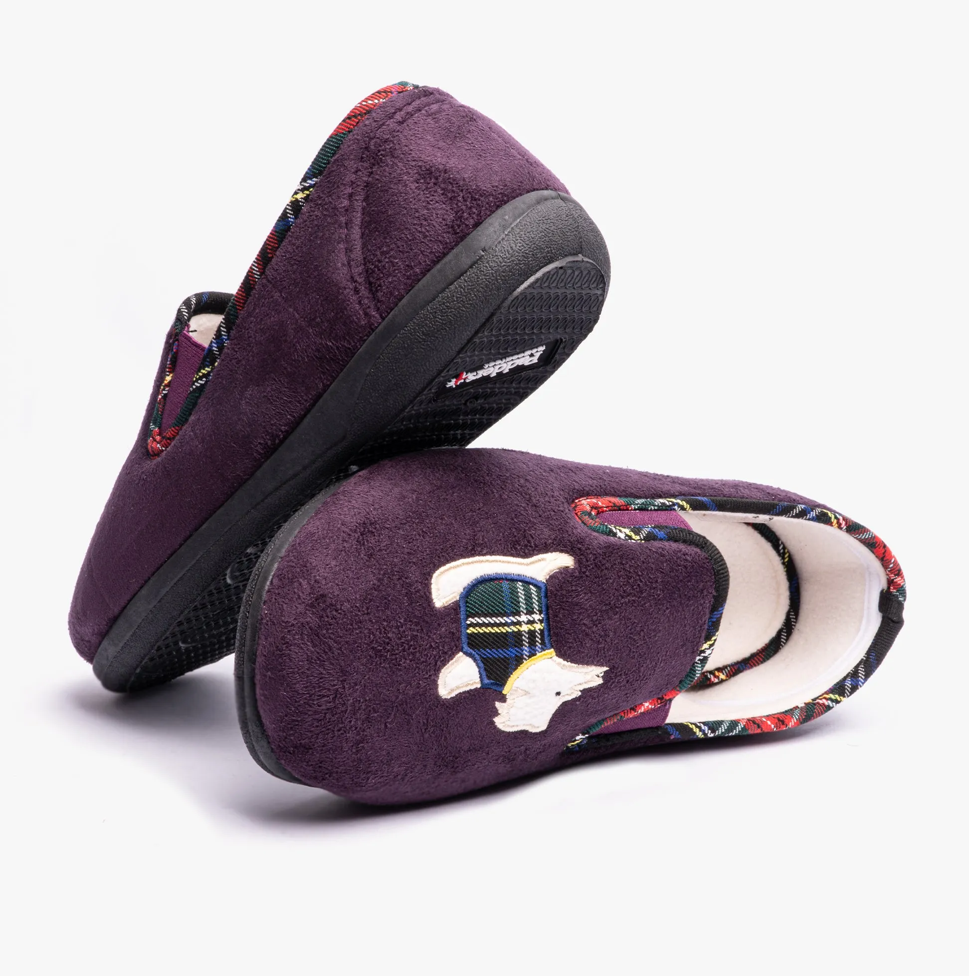 Padders DANDIE Womens (2E/3E Fit) Full Slippers Purple sold by House of Slippers product image thumbnail 3