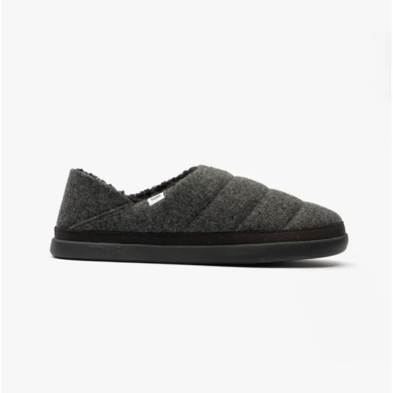 TOMS EZRA Womens Slippers Black/Grey sold by House of Slippers