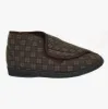 Comfylux JAMES Mens Boot Slippers Brown sold by House of Slippers
