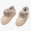 ALBINA Womens Sheepskin Slipper Boots Stone sold by House of Slippers