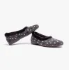 Lotus GERI Womens Slippers Black sold by House of Slippers