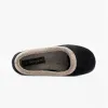 JULIA Ladies Ballerina Slippers Black sold by House of Slippers