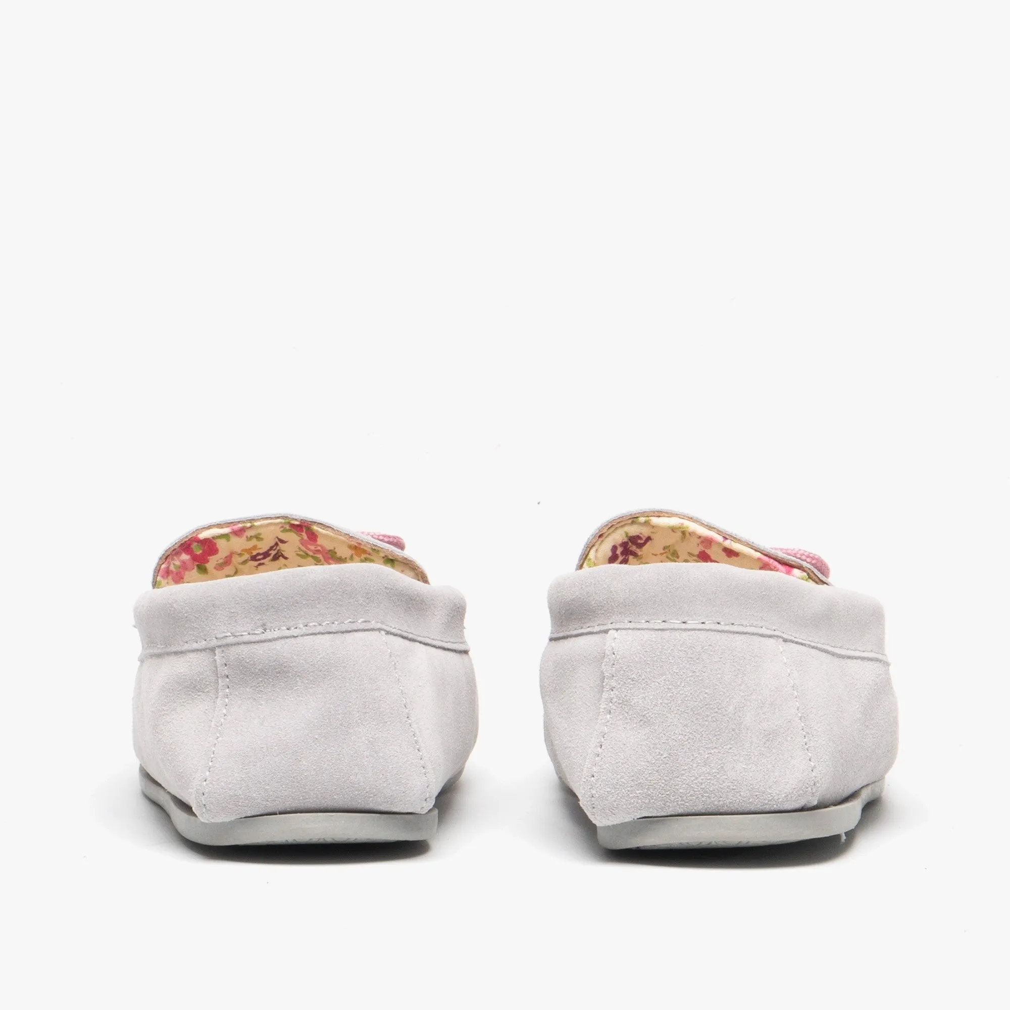 Mokkers LILY Womens Moccasin Slippers Grey sold by House of Slippers product image thumbnail 5