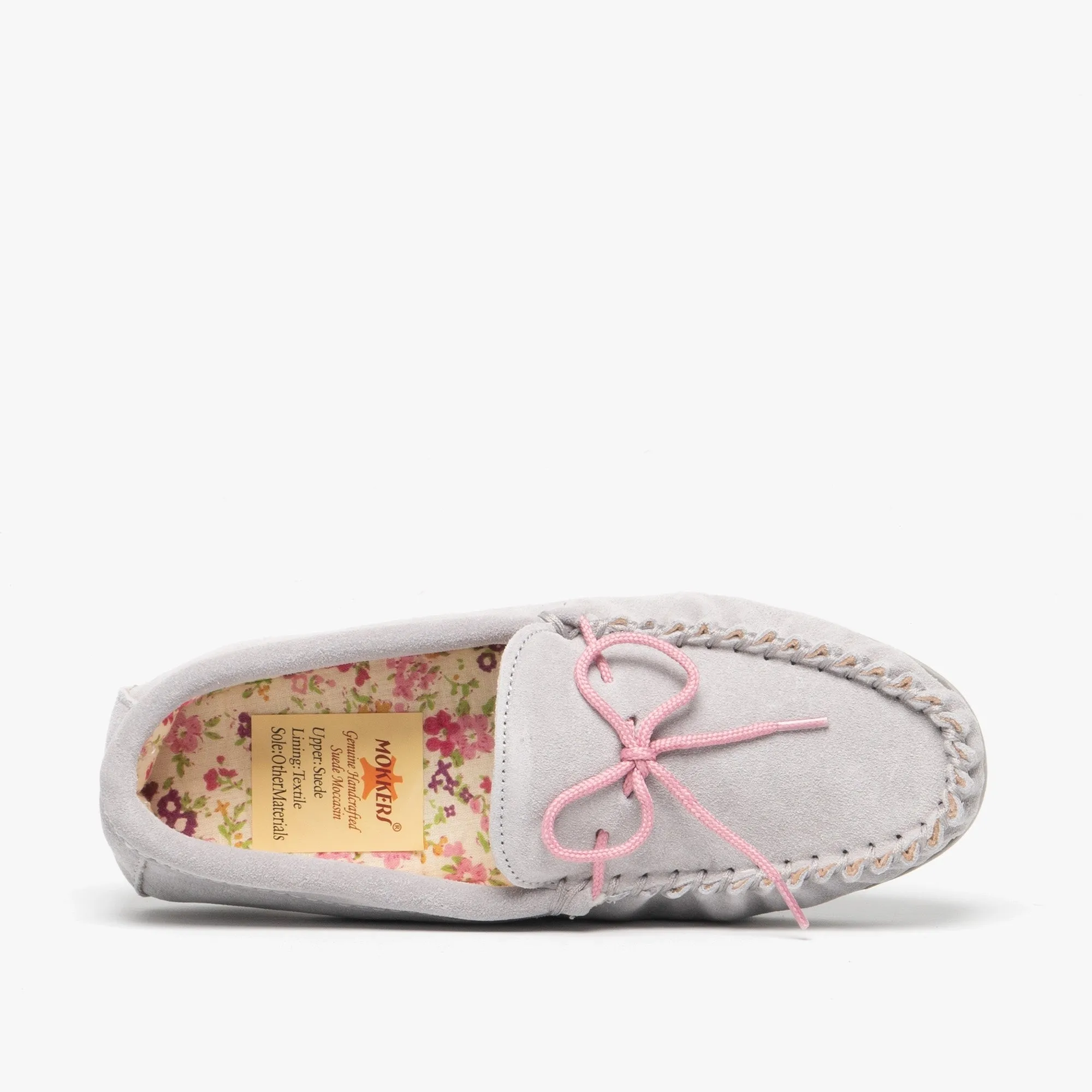 Mokkers LILY Womens Moccasin Slippers Grey sold by House of Slippers product image thumbnail 4