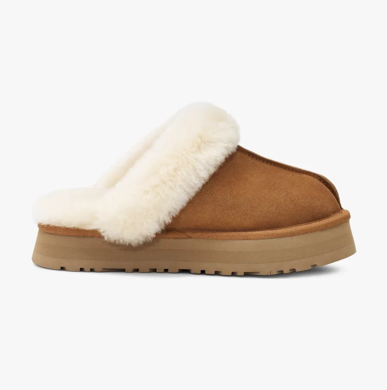 DISQUETTE Womens Slippers Chestnut sold by House of Slippers