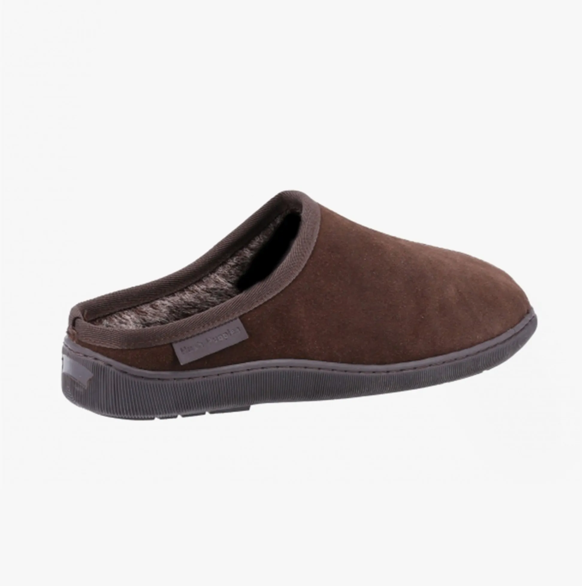 Hush Puppies ASHTON Mens Suede Leather Mule Slippers Brown sold by House of Slippers product image thumbnail 2