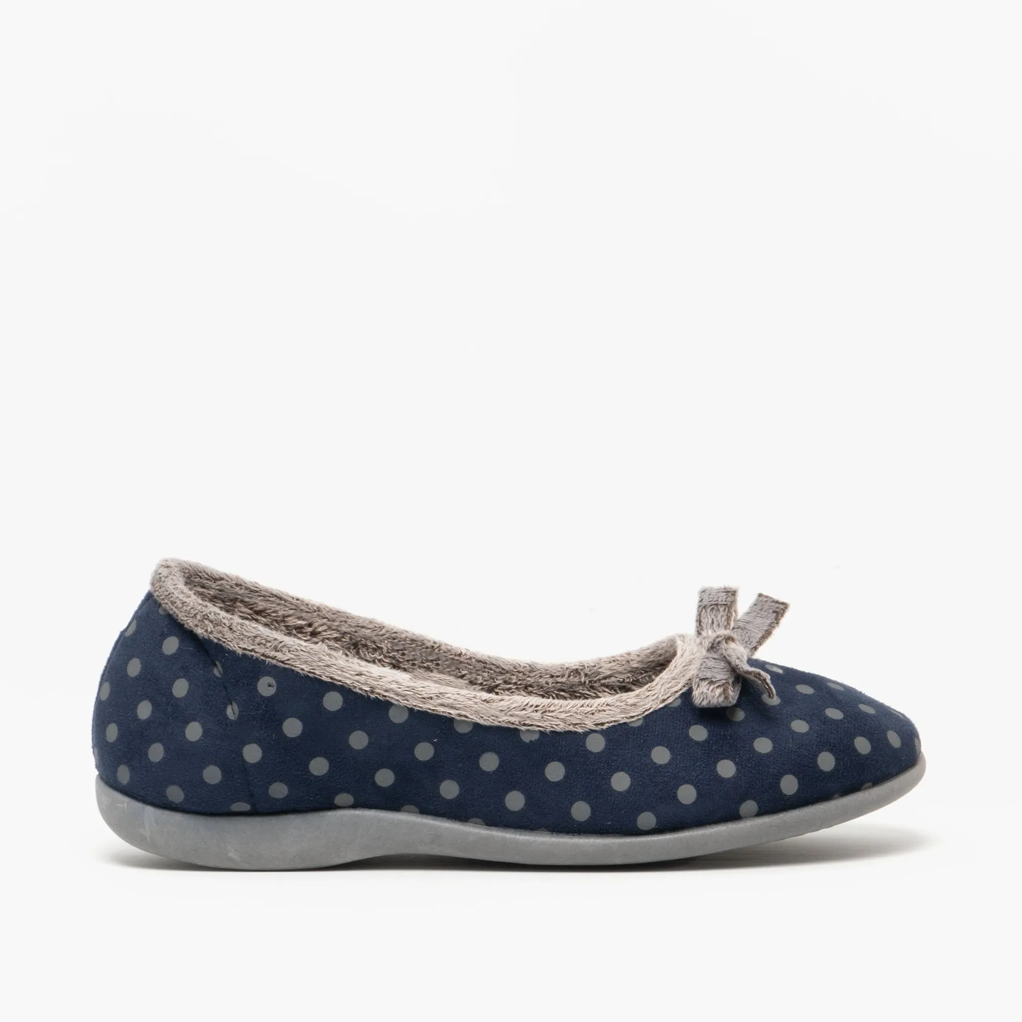 Sleepers LOUISE Womens Full Slippers Navy sold by House of Slippers