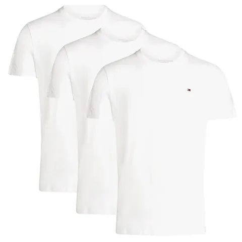 Tommy Hilfiger SIGNATURE COTTON Mens 3 Pack T Shirts Multicoloured sold by House of Slippers product image thumbnail 4