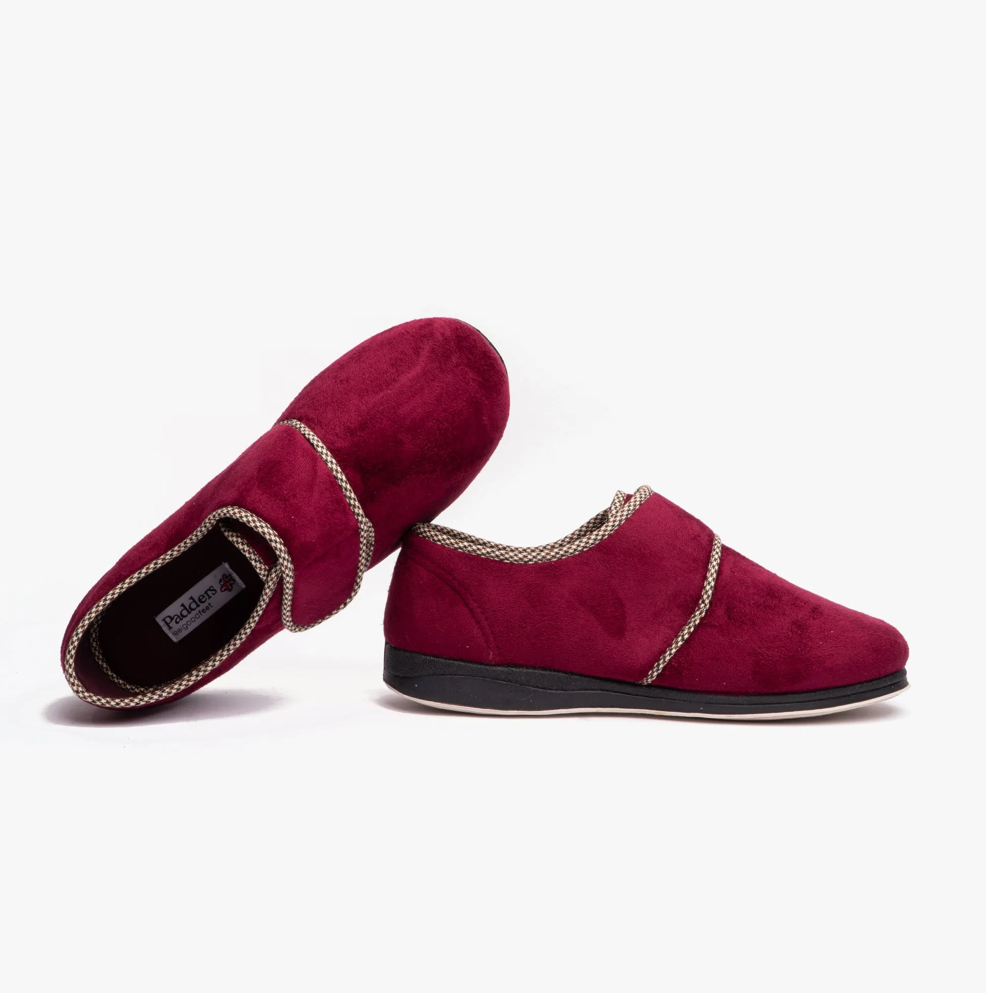 Padders HARRY (G Fit) Mens Slippers Burgundy sold by House of Slippers product image thumbnail 4