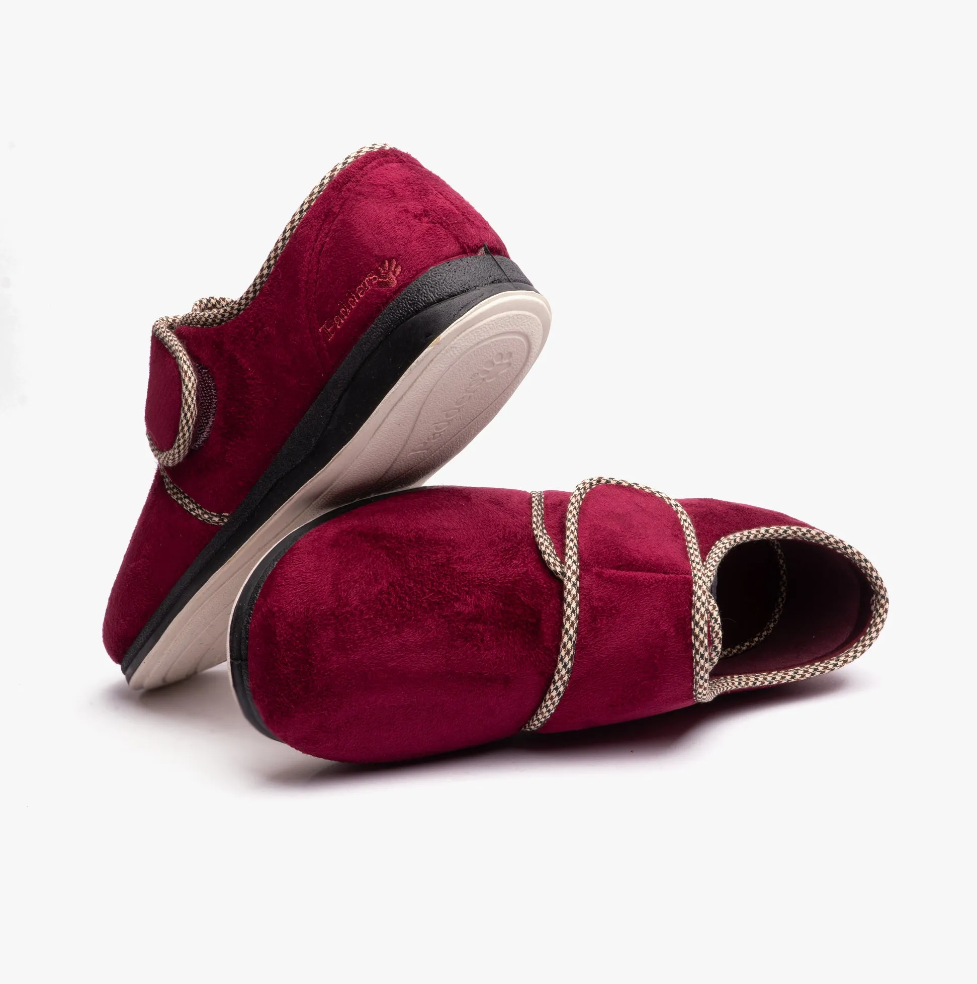 Padders HARRY (G Fit) Mens Slippers Burgundy sold by House of Slippers product image thumbnail 3