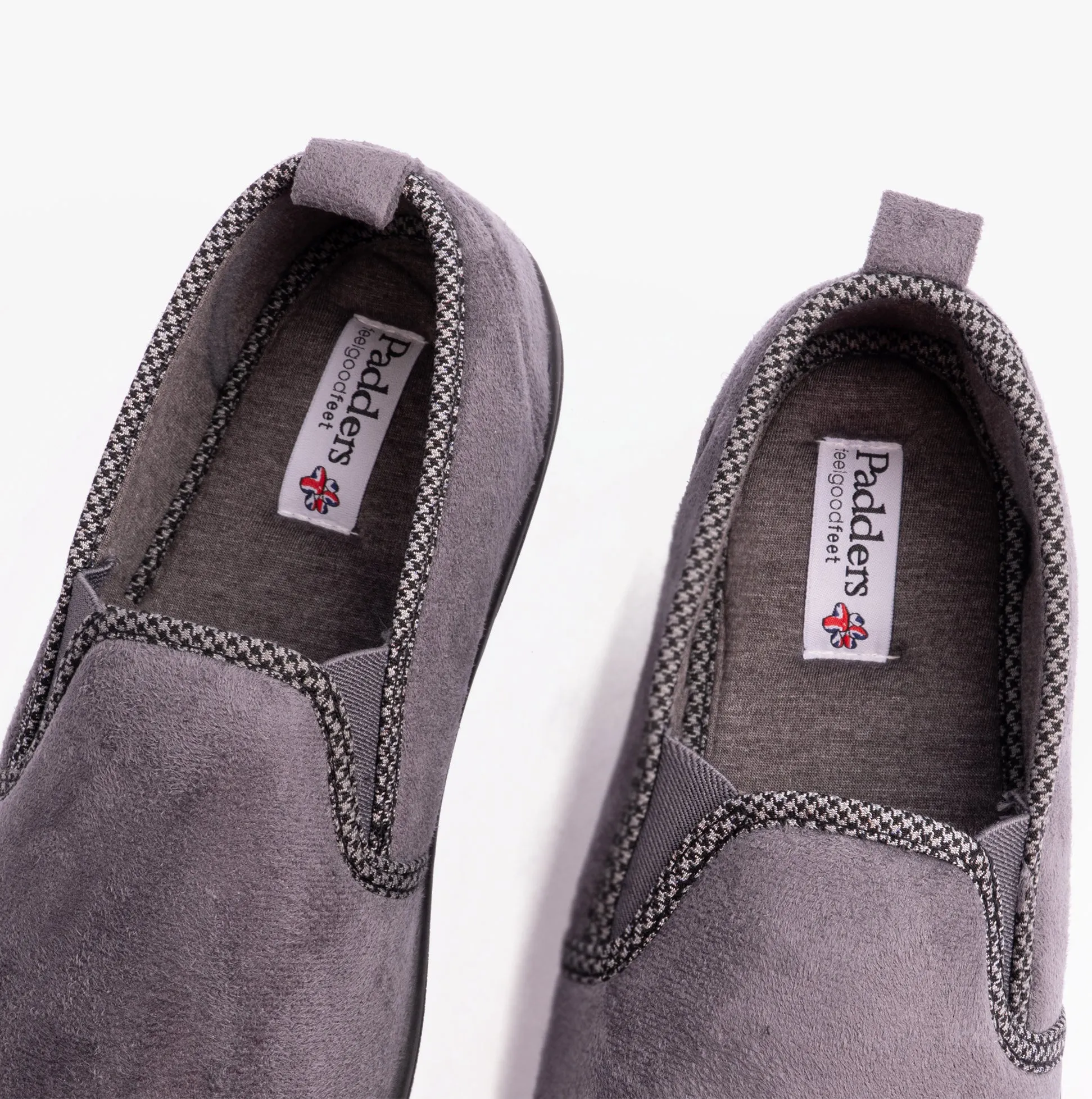 LEWIS Mens (G Fit) Full Slippers Grey sold by House of Slippers product image thumbnail 3