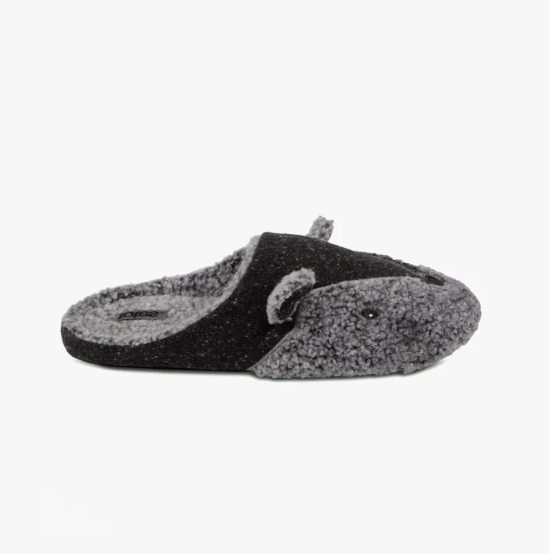 Totes Toasties NOVELTY APPLIQUE Mule Slippers Mens Novelty sold by House of Slippers