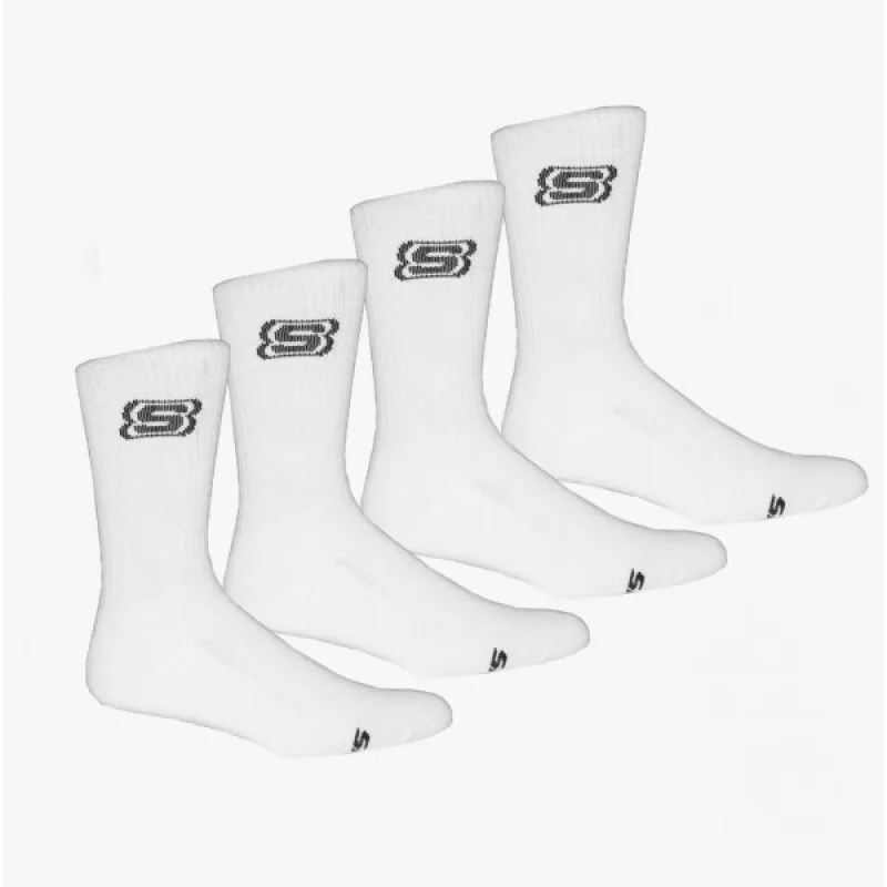 Skechers SK41041000/1000-39 Unisex Socks White sold by House of Slippers