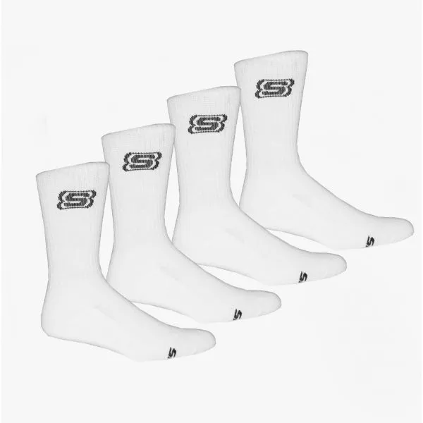 Skechers SK41041000/1000-39 Unisex Socks White sold by House of Slippers