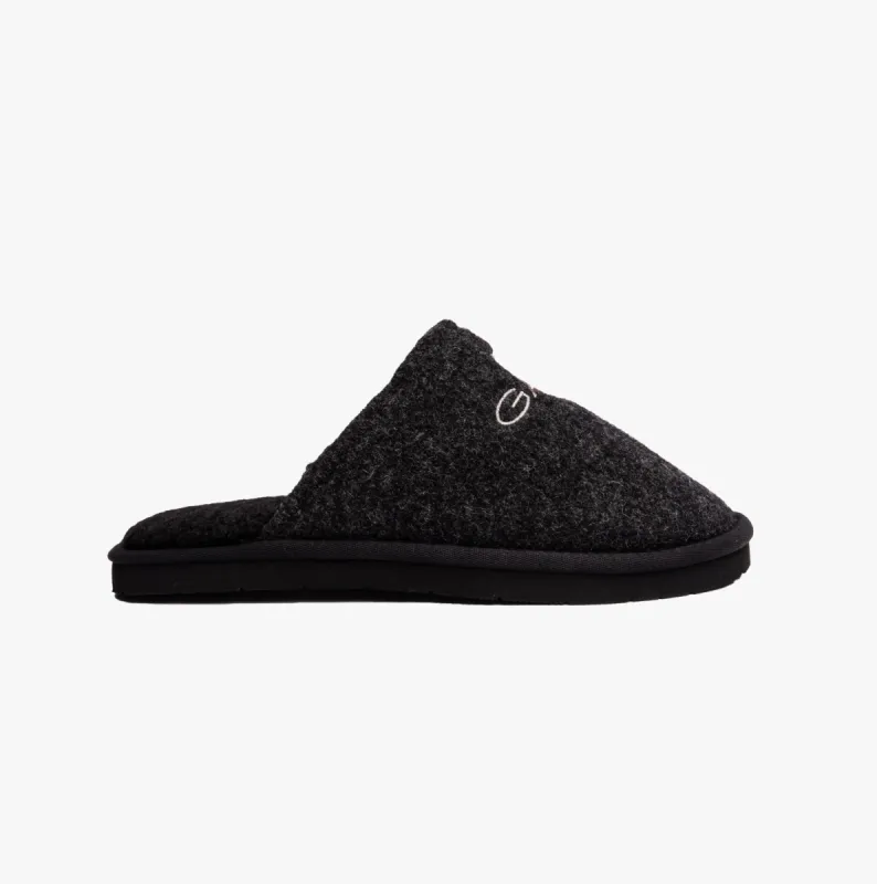 GANT TAMAWARE Mens Mule Slippers Black sold by House of Slippers