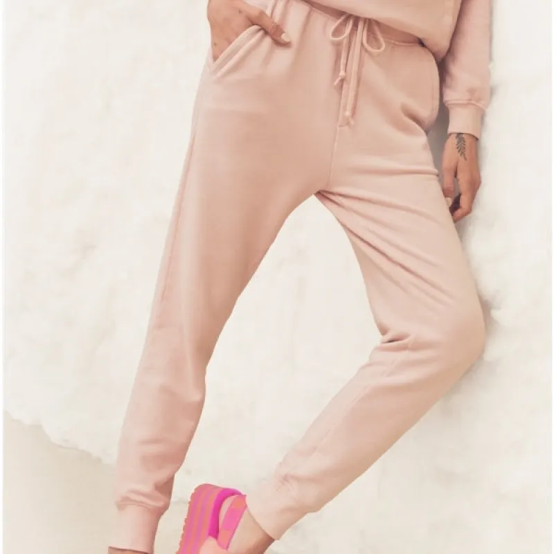 UGG ERICKA Womens Cotton Blend Relaxed Joggers Rosewater sold by House of Slippers