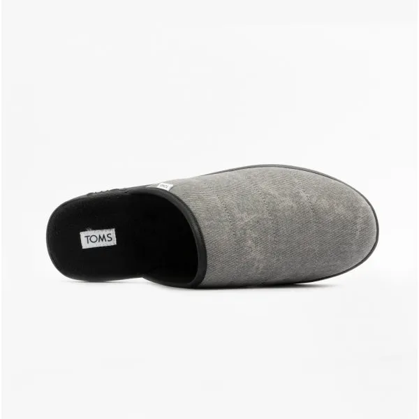 HARBOR Mens Slippers Grey/Black sold by House of Slippers product image thumbnail 4