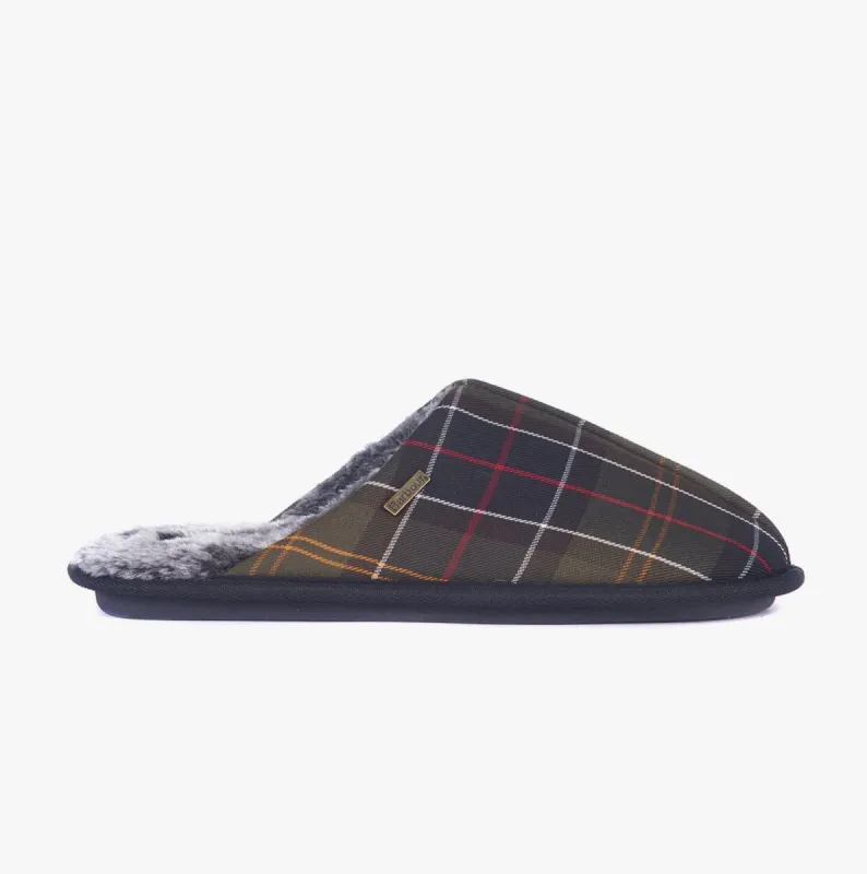 YOUNG Mens Slippers Recycled Classic Tartan sold by House of Slippers