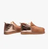 ANNIE Womens Sheepskin Slipper Boots Cognac/Gold sold by House of Slippers