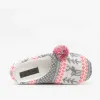 CUPID Ladies Mule Slippers Grey/Multi sold by House of Slippers