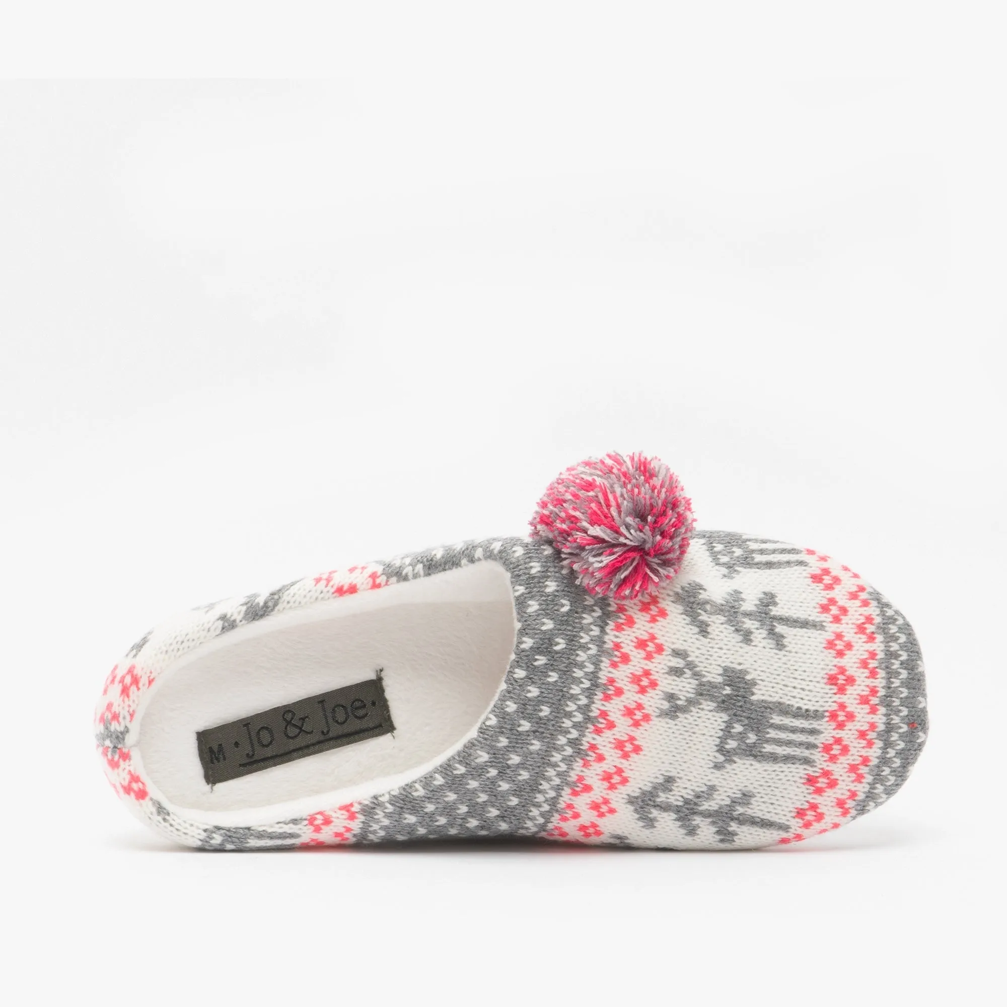 CUPID Ladies Mule Slippers Grey/Multi sold by House of Slippers product image thumbnail 4