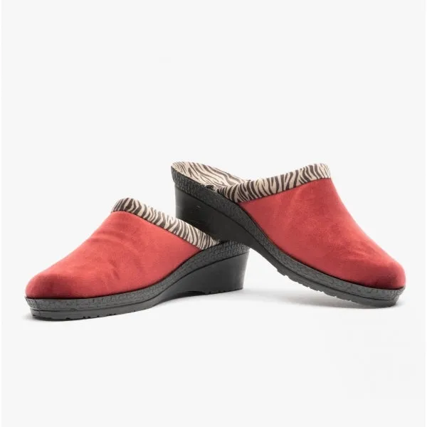 2465 Ladies Mule Slippers Bordeaux sold by House of Slippers product image thumbnail 4