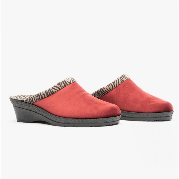 2465 Ladies Mule Slippers Bordeaux sold by House of Slippers product image thumbnail 2
