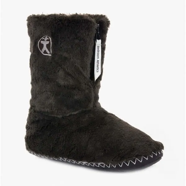 Bedroom Athletics MARILYN Womens Faux Fur Boot Slippers Charcoal sold by House of Slippers product image thumbnail 2